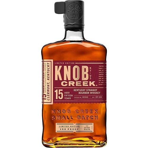 Knob Creek 15 Year Old 100 Proof Kentucky Straight Bourbon Whiskey