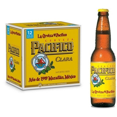 Pacifico Clara Lager Mexican Beer