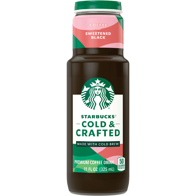 Starbucks Cold & Crafted Premium Coffee Drink Sweetened Black