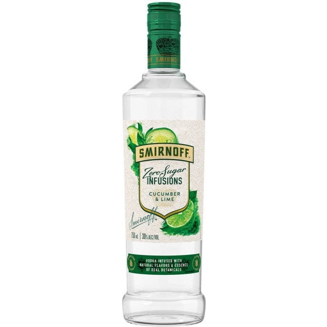 Smirnoff Zero Sugar Infusions Cucumber & Lime Vodka