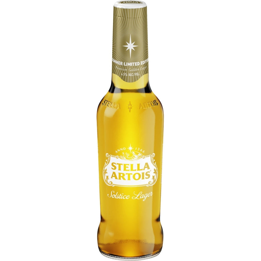 Stella Artois Solstice Lager Bottles