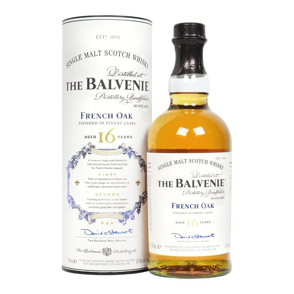 The Balvenie 16 Years Aged French Oak Finished In Pineau Casks Single Malt Scotch