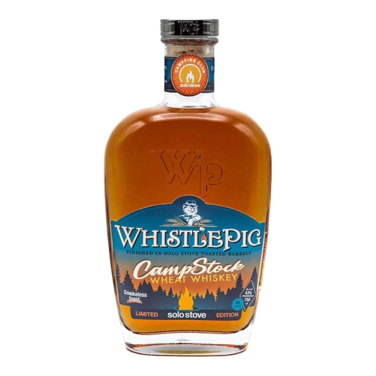 Whistlepig Limited Edition Campstock Wheat Whiskey Finished In Solo Stove Tosted Barrels F