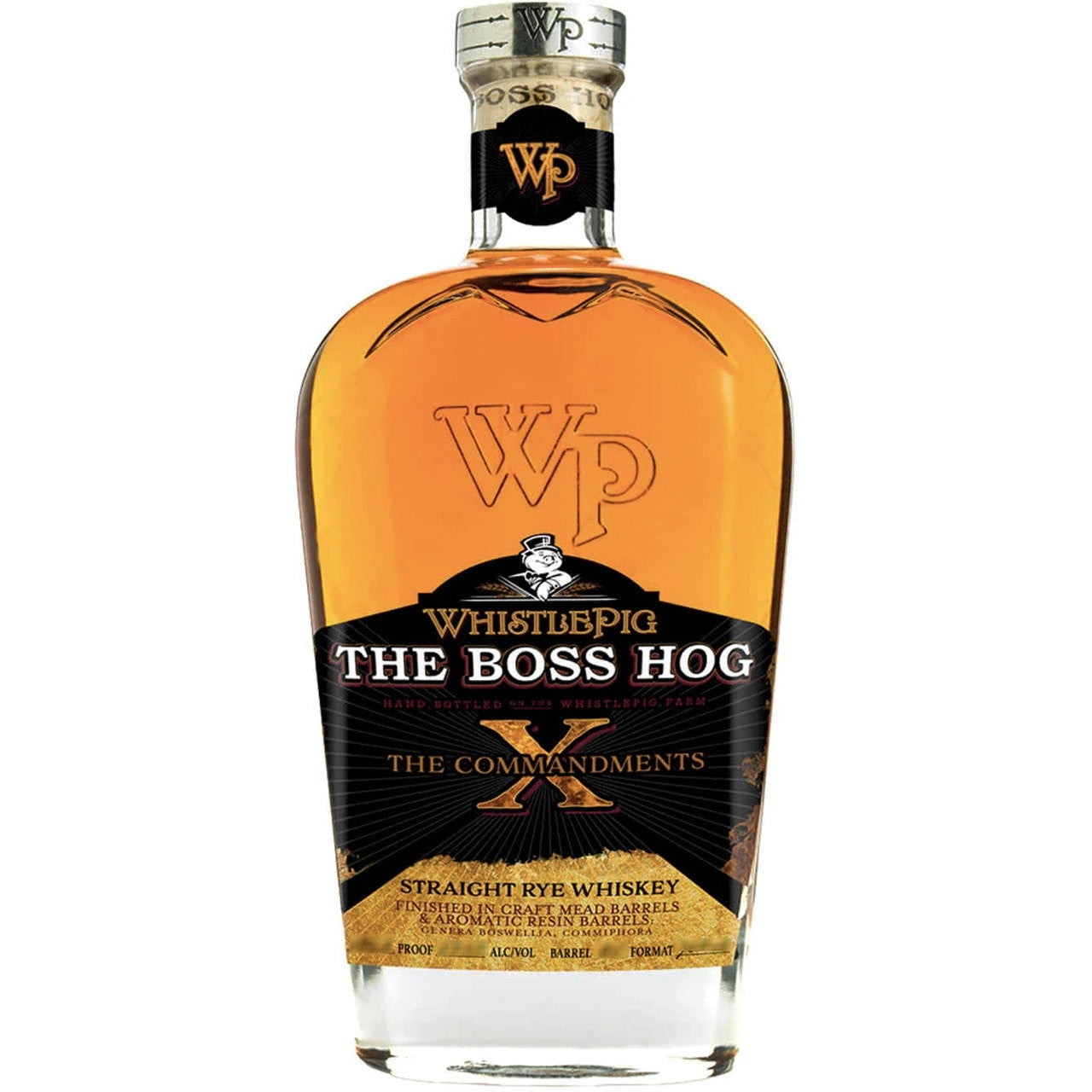 WhistlePig "The Boss Hog" X The 10 Commandments Straight Rye
