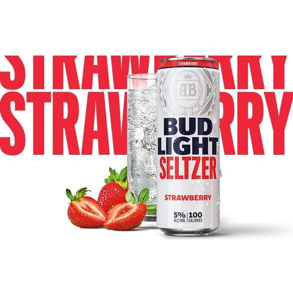 Bud Light Strawberry Seltzer Can