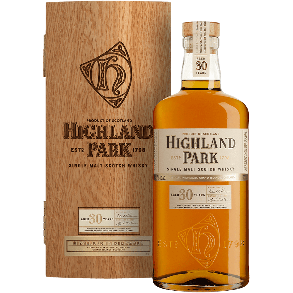 Highland Park 30 Year Old Single Malt Scotch Whiskey