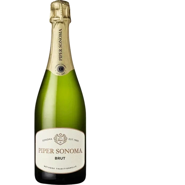 Piper Sonoma Brut Champagne Blend Chardonnay Pinot Meunier Pinot Noir