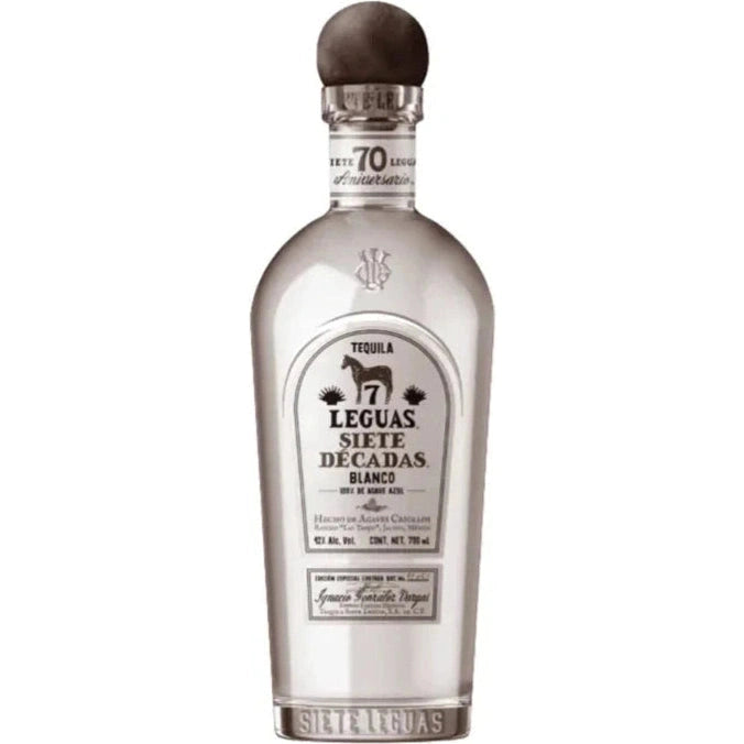 Siete Leguas Siete Decadas Special Limited Edition Silver Tequila Mexico