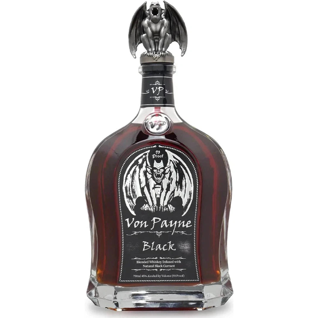 Von Payne Black Whiskey Infused With Natural Black Currant